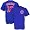 Majestic Chicago Cubs #12 Alfonso Soriano Royal Blue Youth Players T-shirt