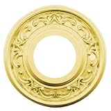 Baldwin R009038IDM Aged Brass Estate-Couture Single Estate Rosette for Dummy Functions