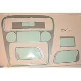 1998-2000 Honda Accord 4dr Sedan LX EX Dash Trim Overlay Kit- Brushed Aluminum... 