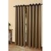 Harrison Grommet Top Curtain Panel - 84'' long : Color : CHOCOLATE