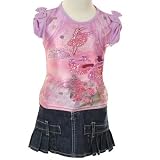 Little Girls Boutique Clothes PURPLE BALLERINA Top Skirt Set LIPSTIK Girl 2T-6X