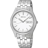 Seiko Wrist WatchesSeiko SGG975 Mens Dress Watch White Dial by Seiko