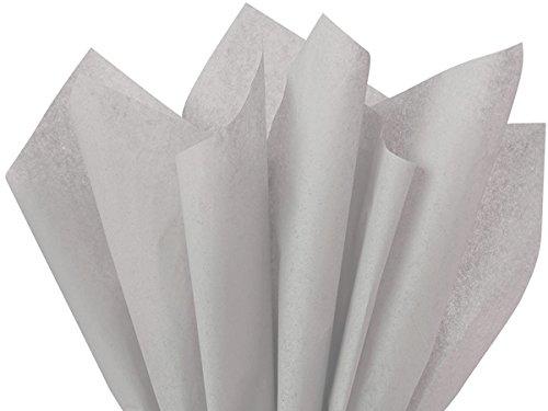 Gray Tissue Paper 15" X 20" - 100 Sheet Pack