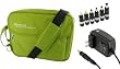 Gateway LT3103u 11.6-Inch Netbook Carrying Bag with AC Adapter Wall Charger (Multifunctional Messenger / Backpack - Green)