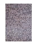 Calvin Klein Grey Luster Flowers Area Rug, 8' 3 x 11'