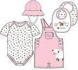 John Deere Little Lamb 4 Piece Pink Layette Set