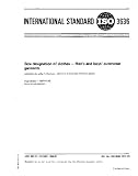 ISO 3636:1977, Size designation of clothes -- Mens and boys' outerwear garments'