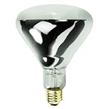 Satco Products S4999 250R40 Medium Base 1 Clear Heat Lamp