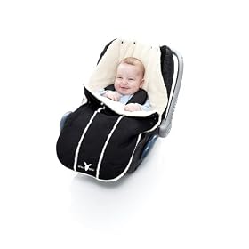 Wallaboo Newborn Baby Footmuff Black