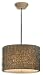 Uttermost 21105 Knotted Rattan -Light Hanging Shade, Chai Finish