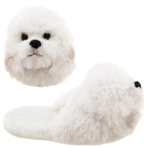 Bichon Frise Animal Slippers for Women