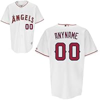 Los Angeles Angels Authentic Majestic Home Baseball Jersey YOUR NAME and Number Laser Cut and Custom SEWN with AUTHENTIC TWILL