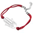 Sterling Silver .925 Stamp Hypoallergenic Nickel Free Hamsa Charm Evil Eye Red Rope Bracelet
