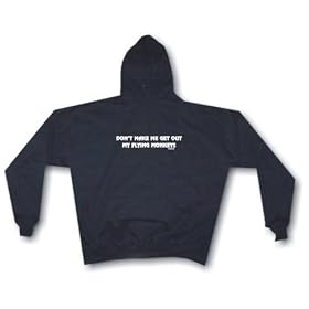 Don't Make Me Get Out My Flying Monkeys Men's Hoodie Sweat Shirt Small thru 4XL