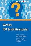 Verflixt, 100 Ged&auml;chtnisspiele: Allein, zu zweit oder in einer Gruppe - F&uuml;r Jung und Alt - Mit gro&szlig;em farbigem Spielplan - Ursula Oppolzer
