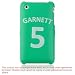 High Quality RUBBER FEEL #5 Kevin Garnett Boston Celtics Green Jersey Snap-On Cover Hard Case Cell Phone Protector for Apple iPhone 3G i-phone