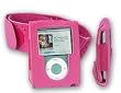 Pink Premium Leather Case with Armband For Apple iPod nano 3rd Gen