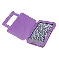 DURAGADGET Funda/Cubierta Violeta De Piel Aut�ntica Con Estilo Libro Y Cierre Magn�tico Para El Nuevo Kindle De Amazon, Wi-Fi, Monitor 6" E Ink