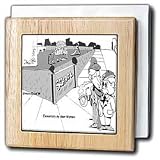 Review 3dRose LLC  / ELEMENTARY DEAR WATSON - 6 Inch Tile Napkin Holder