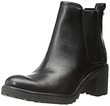 Timberland Women's Averly Chelsea Boot, Black Smooth, 11 M US