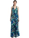 411OJdQI1jL. SL160  Xoxo Juniors Printed Long Dress With Beads, Blue, 3