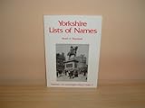 Yorkshire lists of names
