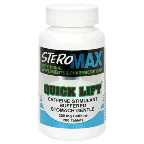 SteroMax Quick Lift, 200 Mg, 200 Tablets (Pack of 2) by SteroMax