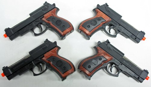 Lot of 4 Black Toy Gun