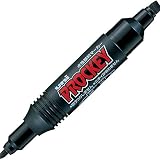 三菱鉛筆 水性サインペン プロッキーツイン 細字+太字 黒 PM150TR.24 10本入