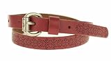 Fossil Perf Rollerbuckle Belt