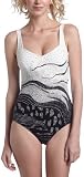 Gottex Women s Harmony Sweetheart Tank One Piece Swimsuit,Black White,6