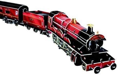 3D Jigsaw Puzzle the Train for Magic School Paper Model by Scholas