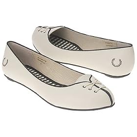 Fred Perry Ladies Bowling Toe Piped Pump by Fred Perry