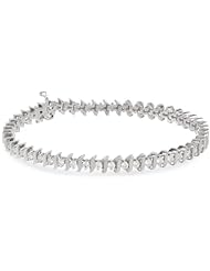 10k Gold S-Link Diamond Tennis Bracelet (2 cttw, I-J Color, I1-I2 Clarity)