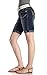WallFlower Juniors Belted Bermuda Denim Shorts