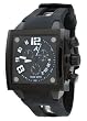Adee Kaye #AK7115-MIPB Men's Persona Collection Polyurethane Strap Chronograph Watch