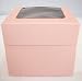 Pink Cupcake Box with Window packs of 10