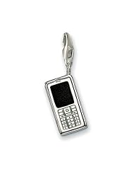 Thomas Sabo Mobile Phone Charm, Sterling Silver