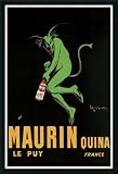 Maurin Quina, 1920 Framed Posterz by Leonetto Cappiello,25.7 x 37.7 Framed