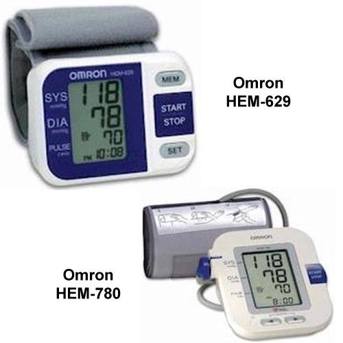 Omron HEM-629 and HEM-780 Blood Pressure Monitor Kit