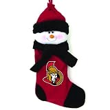22" NHL Ottawa Senators Plush Snowman Hockey Christmas Stocking