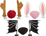 Mystic Industries Reindeer, Black Bat and Easter Bunny Three Seasons Vehicle Costumes, (Pack of 3)