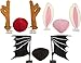 Mystic Industries Reindeer, Black Bat and Easter Bunny Three Seasons Vehicle Costumes, (Pack of 3)