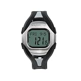 Sportline Men's Solo 960 Any Touch Step & Distance Pedometer Heart Rate Monitor Watch