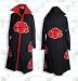 Japanische Anime Naruto cosplay Akatsuki mantel/Kragen(M)+Akatsuki Ringe Komplett-Set(10 Stück)