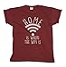 Home Is Where The Wifi Is Mens & Ladies Internet Fashion Slogan Unisex Fit T-Shirt
