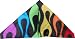 56 Delta Rainbow Flames PMR33191