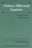 Ordinary Differential Equations (Classics in Applied Mathematics)