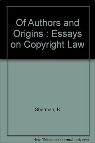 Privilege and Property: Essays on the History of Copyright