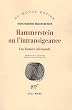 Hammerstein ou l'intransigeance : Une histoire allemande